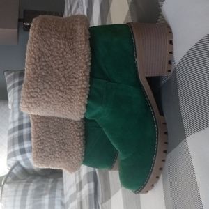 Green booties